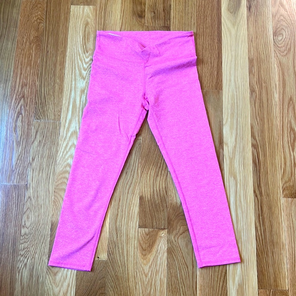 Fabletics pink capri workout pants